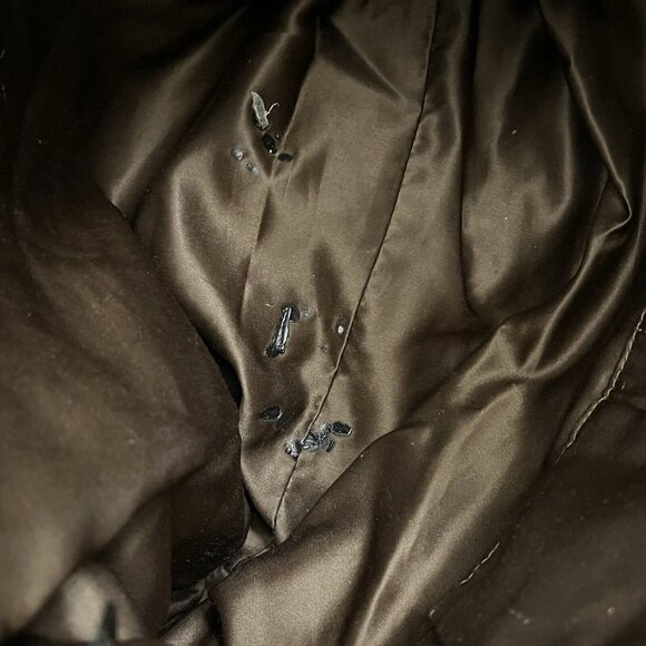 Coach Tote Bag Purse Vintage Jacquard Khaki & Brown - Picture 7 of 9